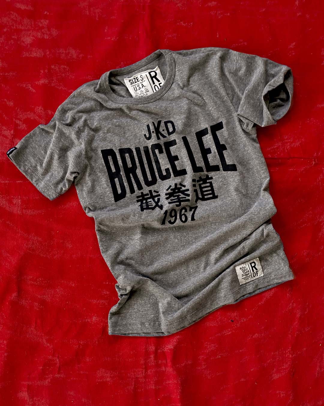 Bruce Lee JKD '67 Grey Triblend Tee - Roots of Fight Canada