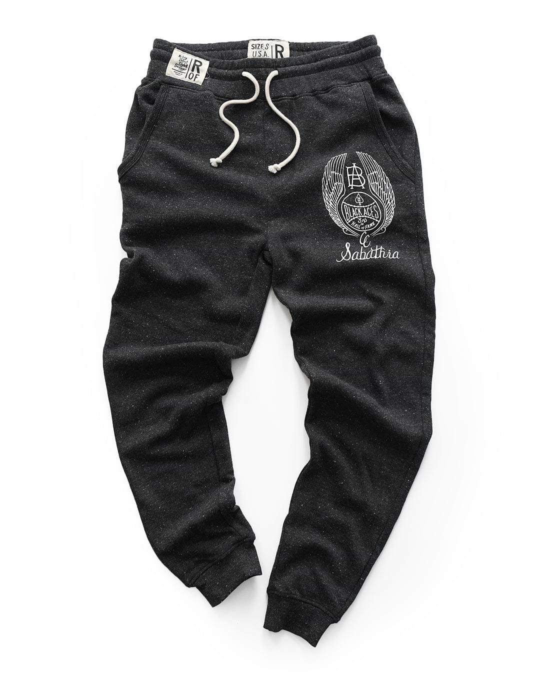 CC Sabathia Black Aces Black Sweatpants - Roots of Fight Canada