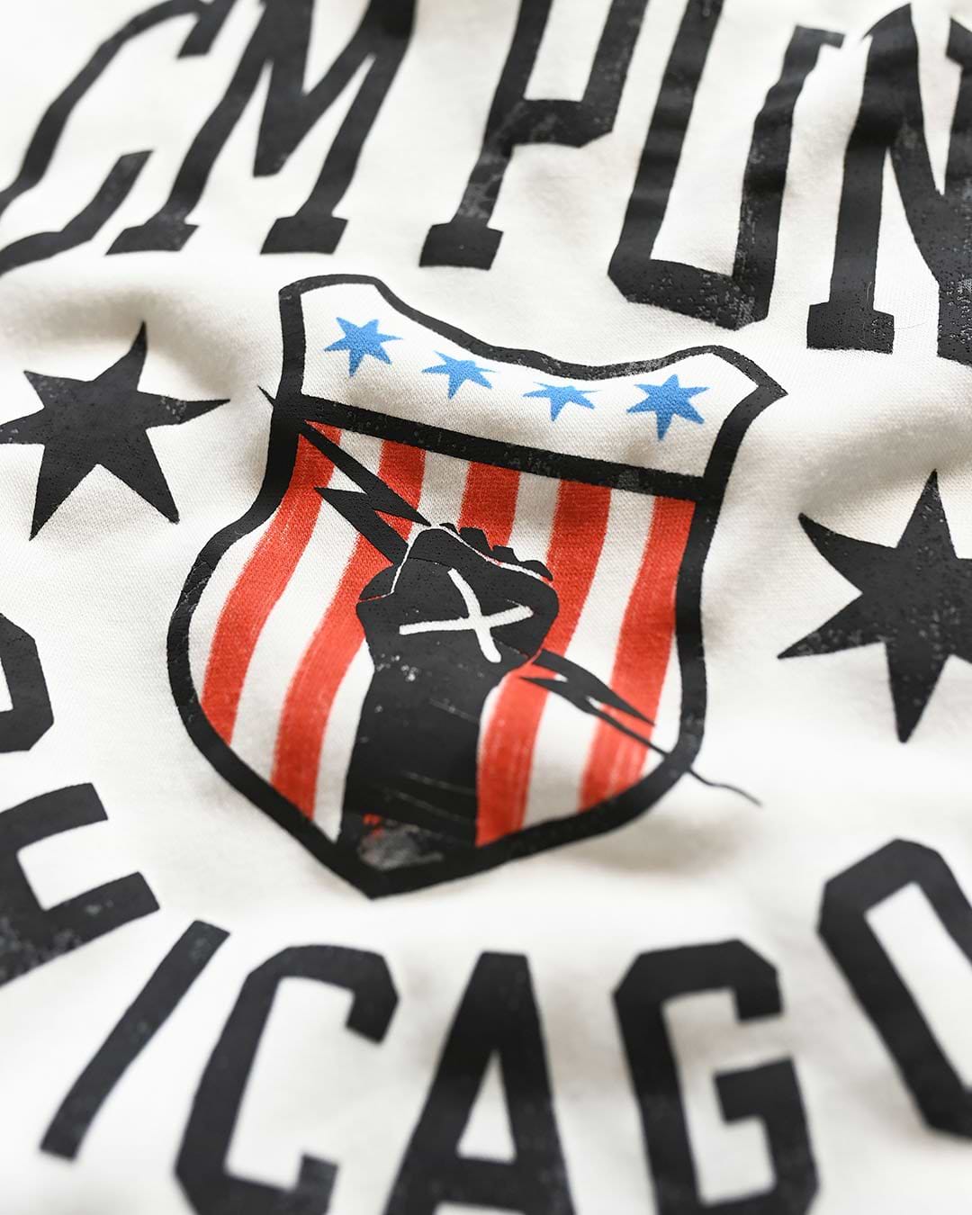 CM Punk Chicago White Sweatshirt - Roots of Fight Canada