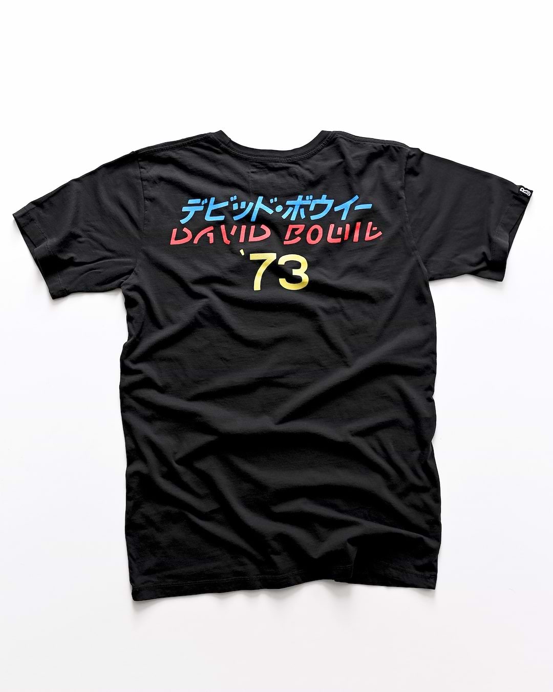 David Bowie 1973 Ziggy Stardust Black Tee - Roots of Fight Canada