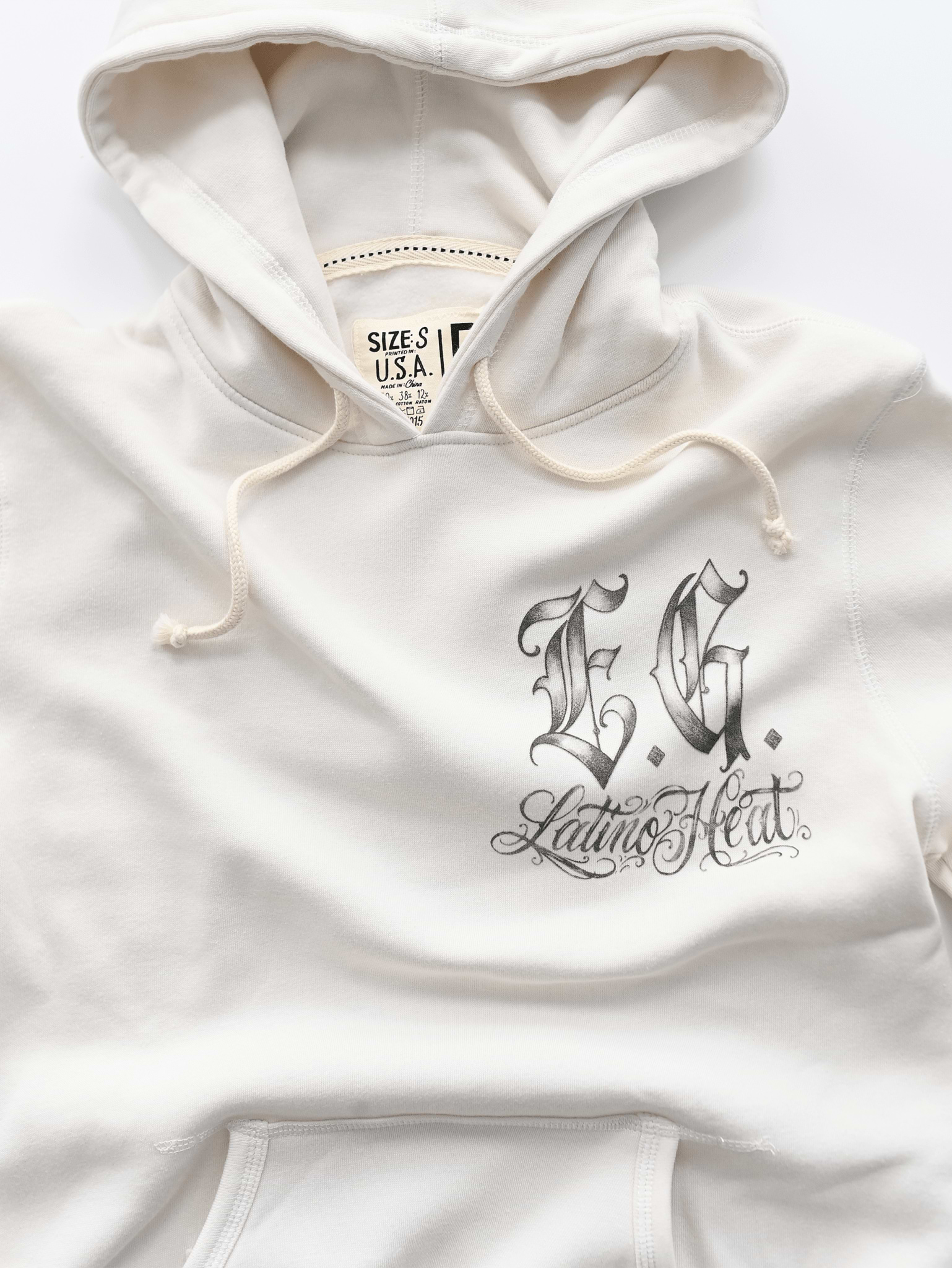 Eddie Guerrero Latino Heat White PO Hoody - Roots of Fight Canada