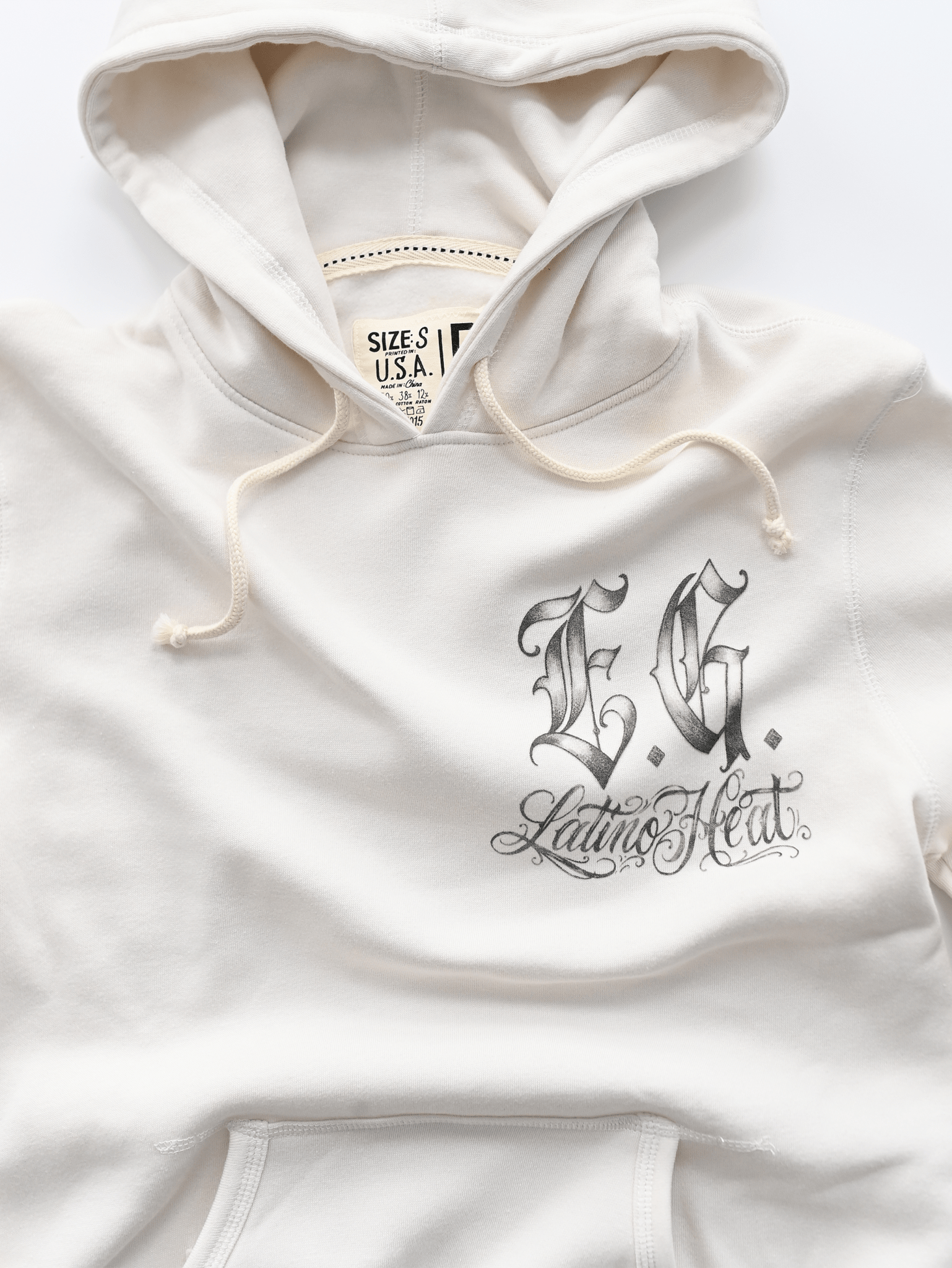 Eddie Guerrero Latino Heat White PO Hoody - Roots of Fight Canada