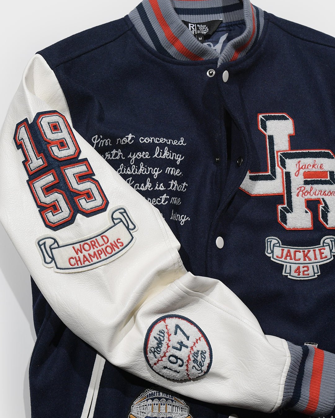 J. Robinson Brooklyn Blue Varsity Jacket - Roots of Fight Canada