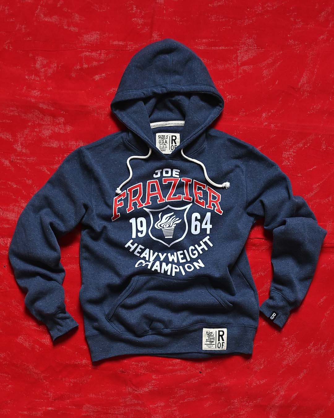 Joe Frazier Boxing USA Navy PO Hoody - Roots of Fight Canada