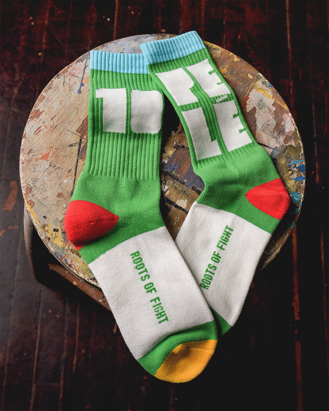 Pelé 10 Brasil Green Socks - Roots of Fight Canada