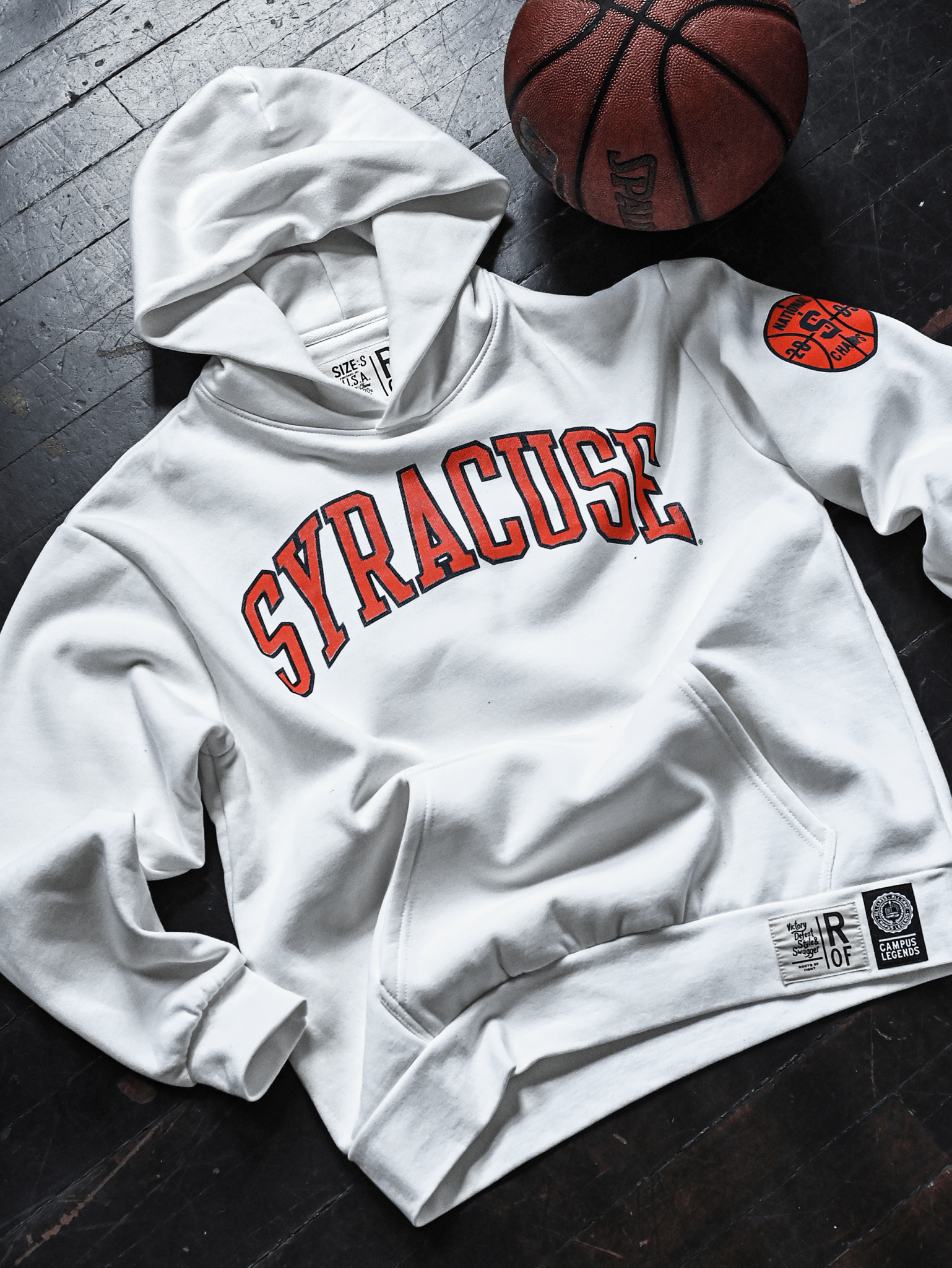 SYR - Carmelo Anthony White Heavyweight PO Hoody - Roots of Fight Canada