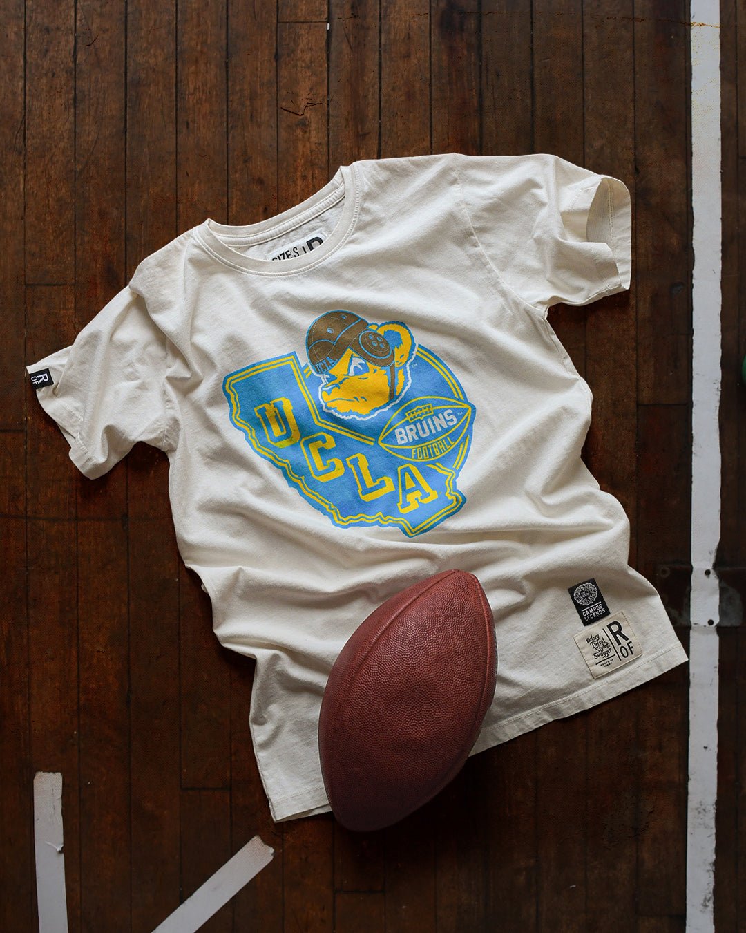 UCLA - Bruins Football White Tee - Roots of Fight Canada