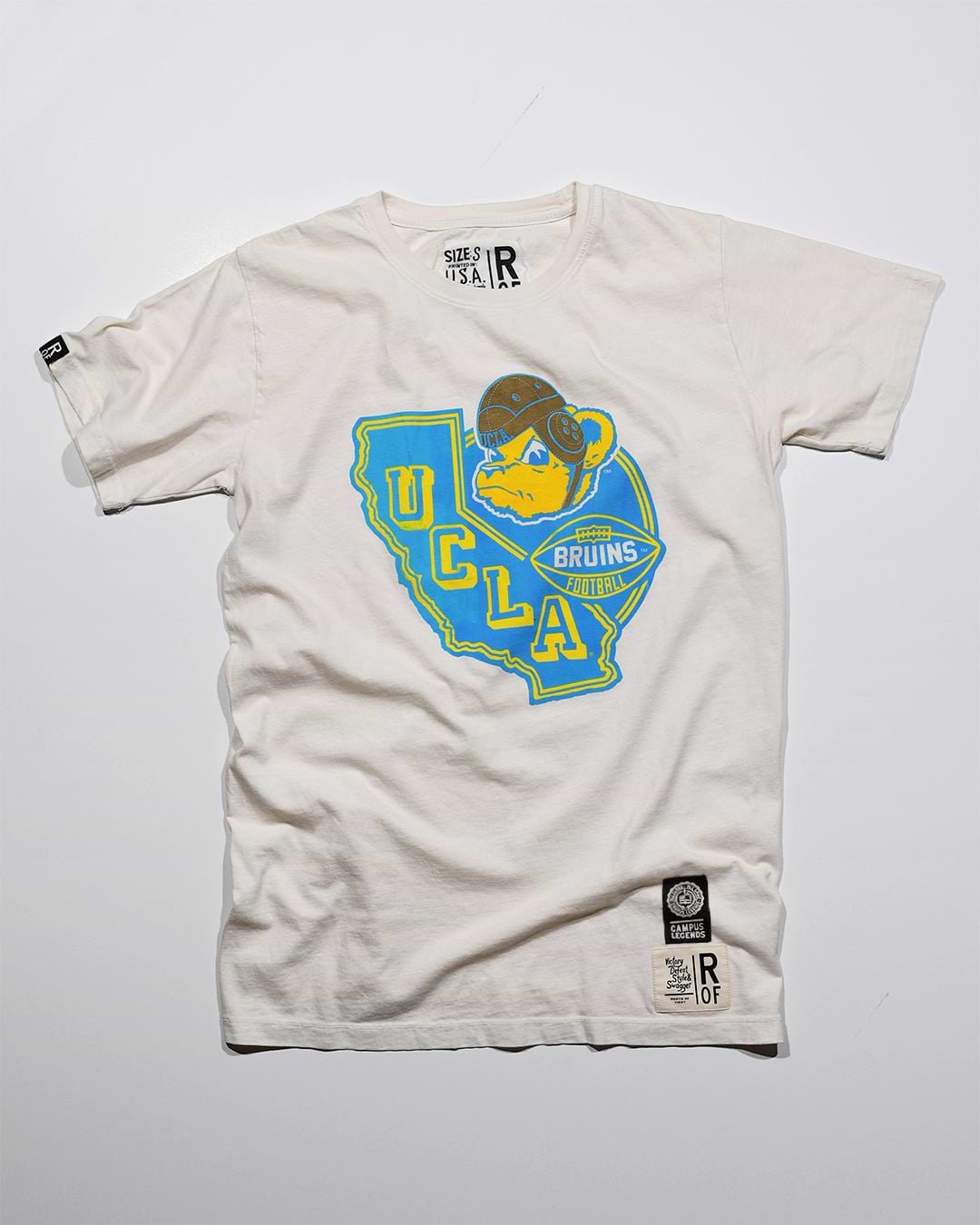 UCLA - Bruins Football White Tee - Roots of Fight Canada