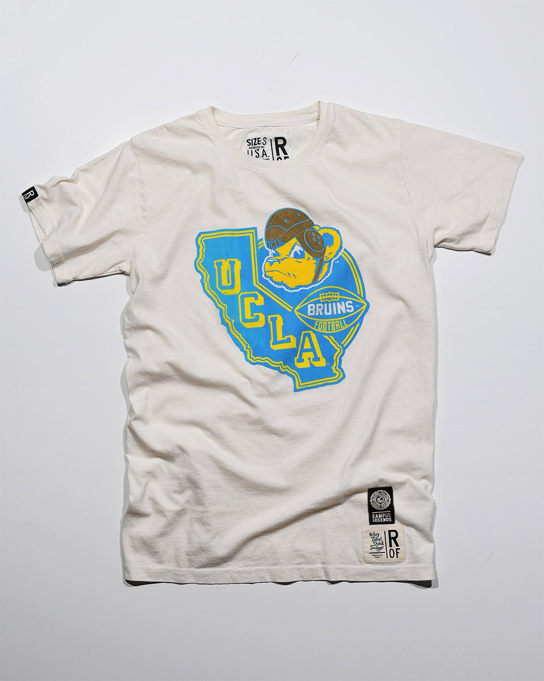 UCLA - Bruins Football White Tee - Roots of Fight Canada