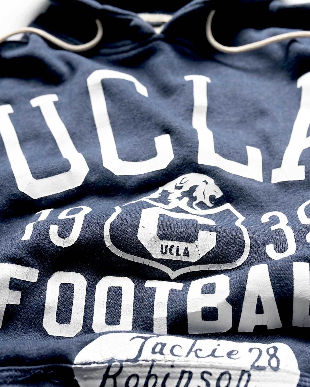 UCLA - Jackie Robinson Football Navy PO Hoody - Roots of Fight Canada