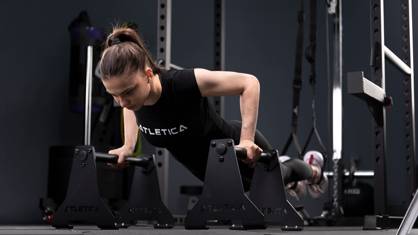 Belly fat get rid of: Parallettes