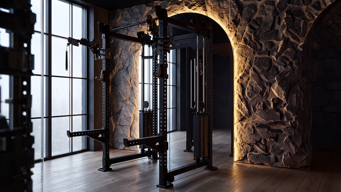 Atletica R8 Bradley EXO Power Rack im Fitnessstudio