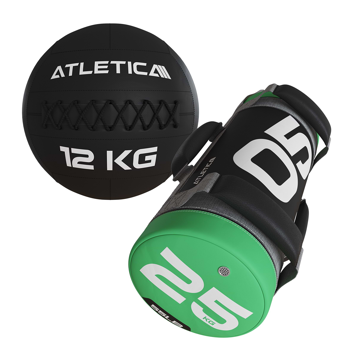 Power Bags und Wall Balls: Aussenhülle aus ultrastabilem PVC, vielseitiges Functional Training Equipment, Metallsand-Füllung, aus strapazierfähigem Kunstleder, für Wurfübungen und zur Kräftigung der Rumpf- und Tiefenmuskulatur