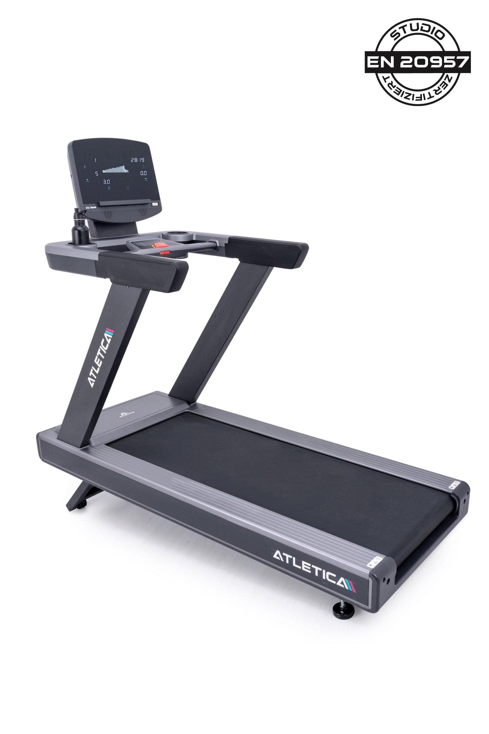 Laufband: modernste Motorgeneration, Premium Qualität und Konnektivität, LED Display, Wireless Charging