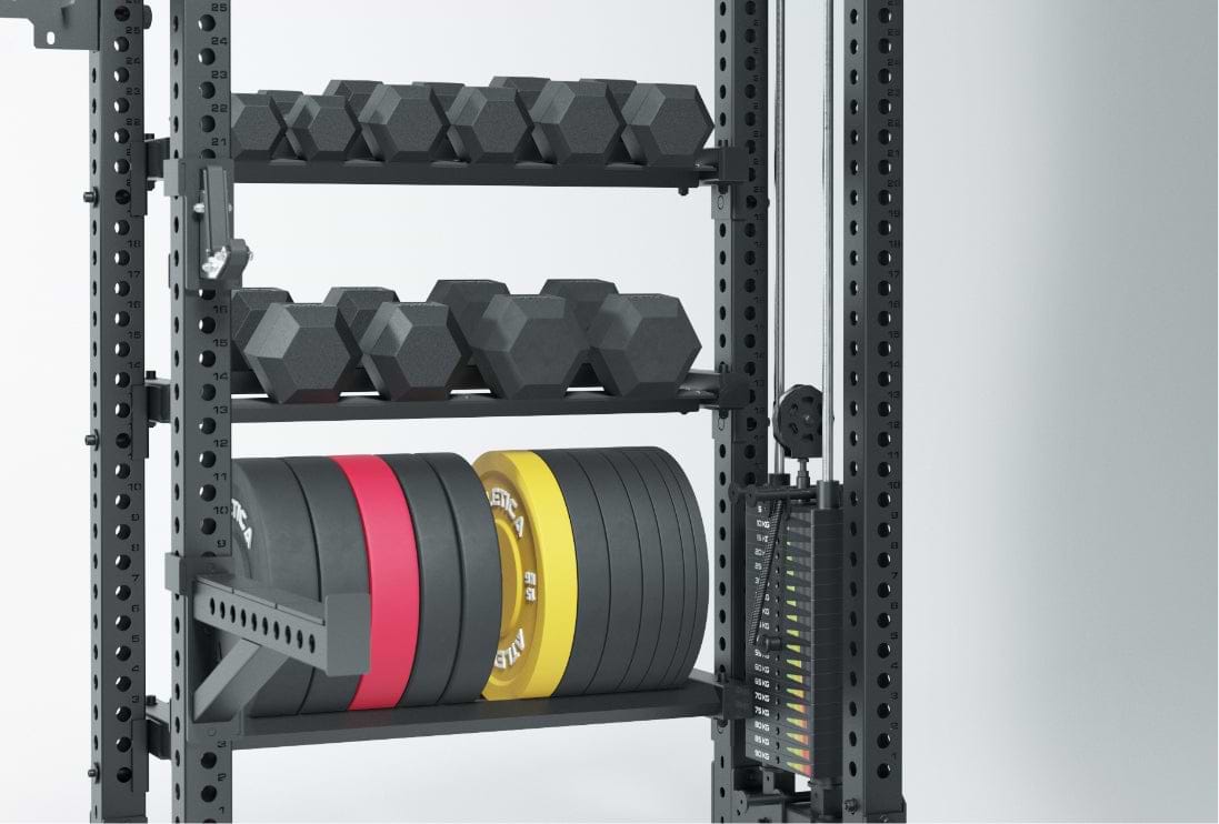 R8 Vulture Power Rack mit umfassendem Aufbewahrungssystem