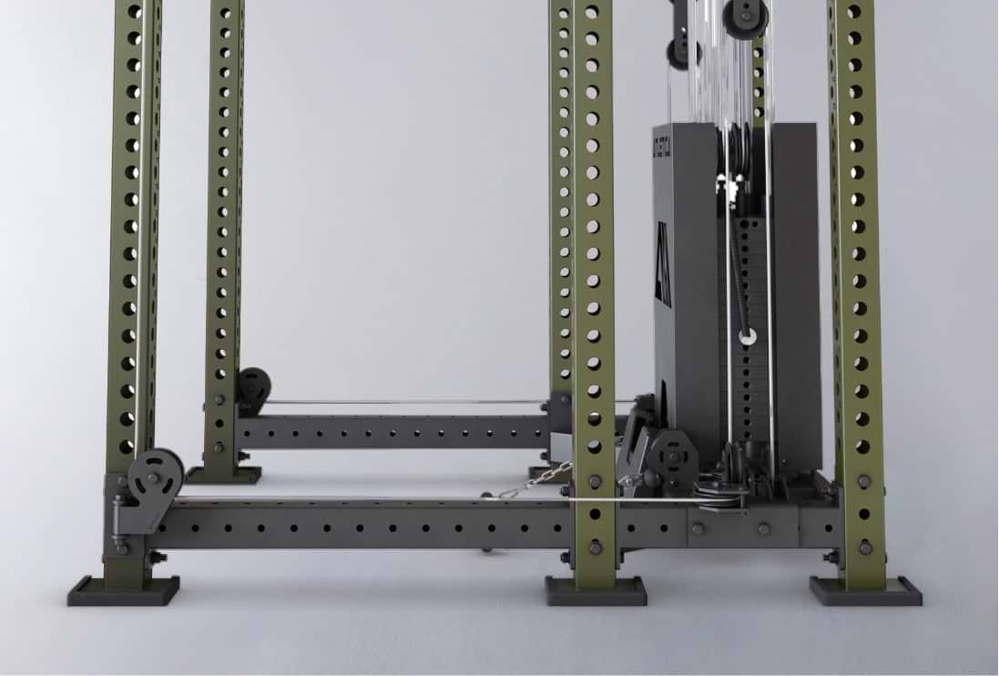 R8 Alpha Power Rack: Extreme Stabilität  