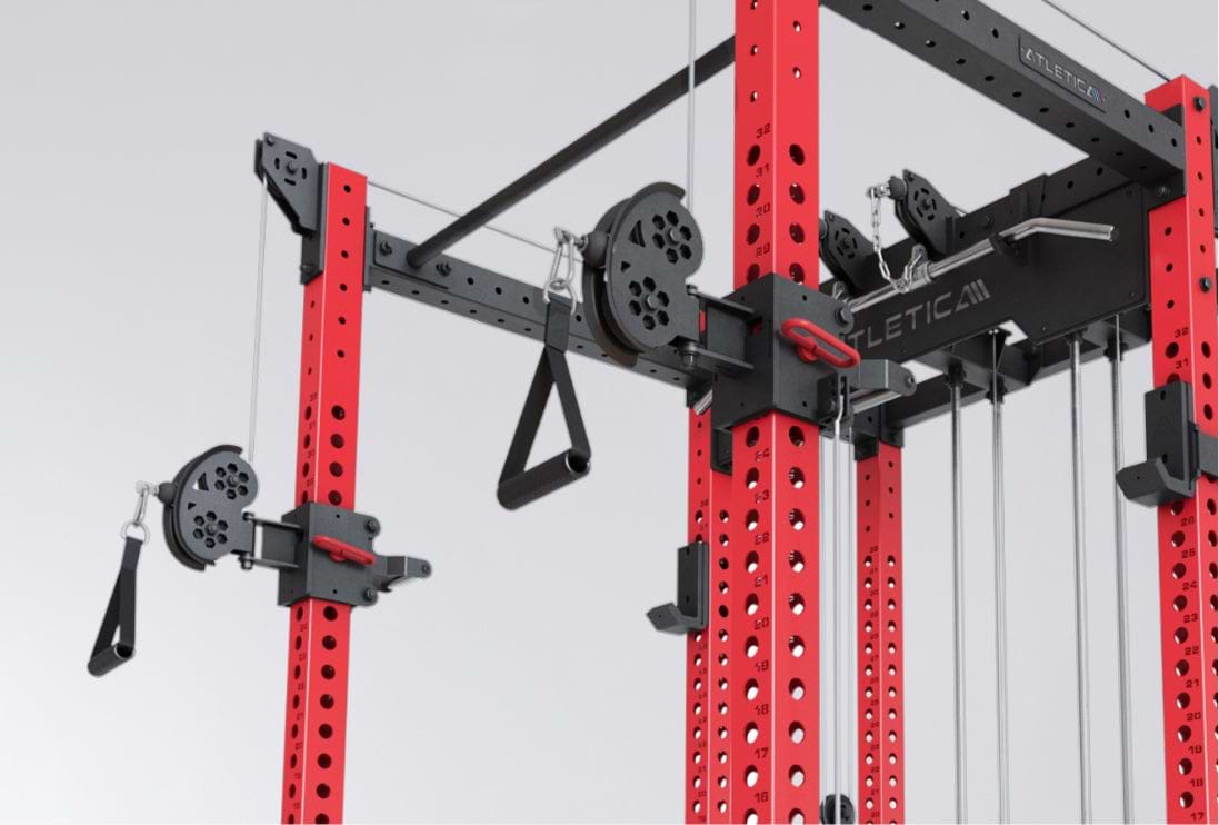 R8 Alpha Power Rack Kabelzug: Seidenweicher Kabellauf 