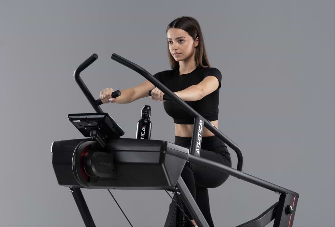 Handgriffe am PeakRunner Cardiogerät