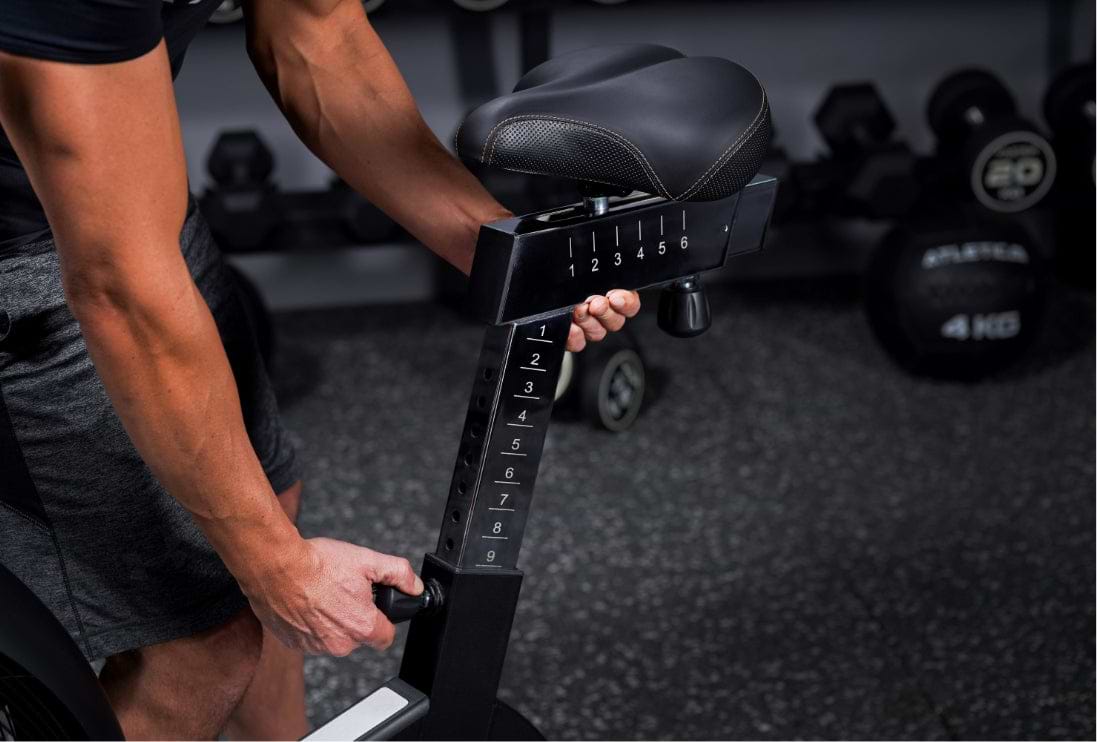 verstellbare Sitzeinstellung am MagnaBike