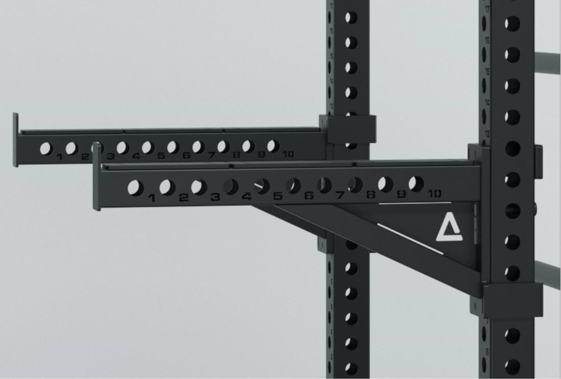 Spotter Arms am R8 Legend Power Rack von Atletica