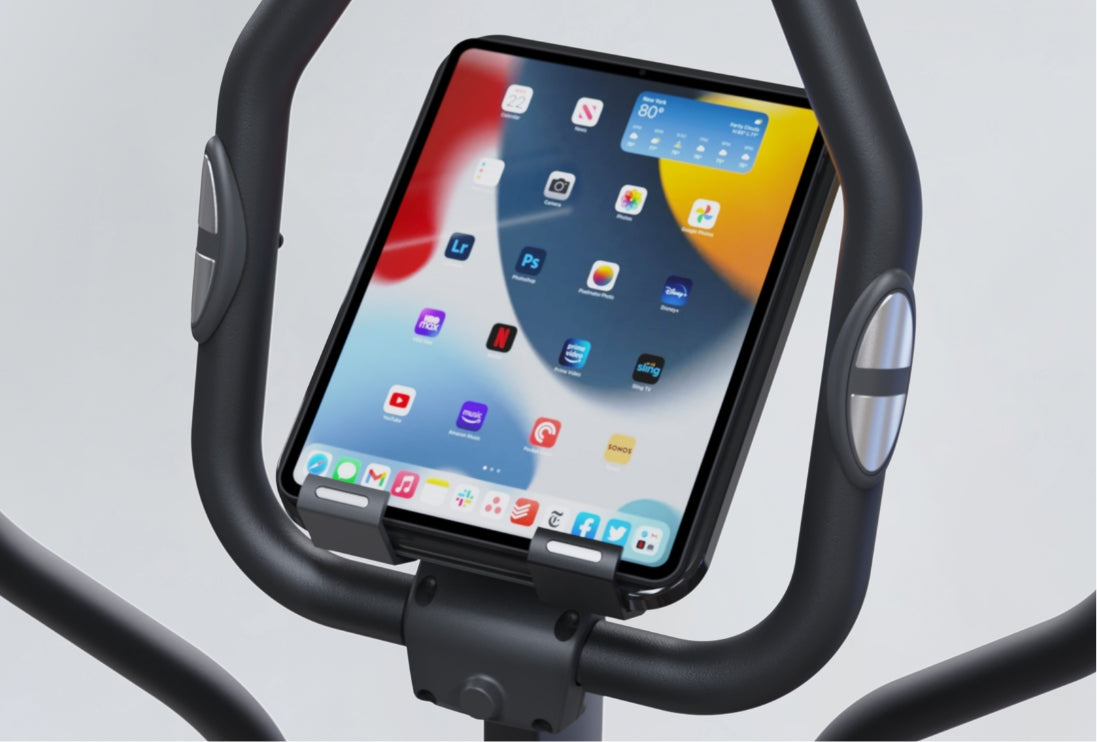 Crosstrainer Cyclone Display: Nahtlose App-Konnektivität