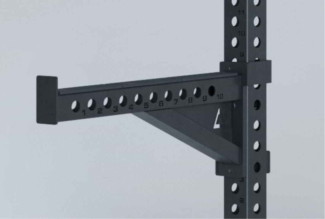 Safety Spotter Arme am R8 Spectre Power Rack 