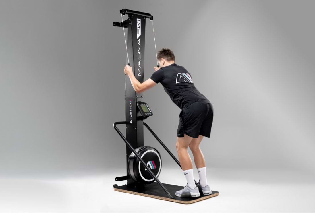 Ergometer MagnaSki: Luftwiderstand in den Einstellungen 1 - 10