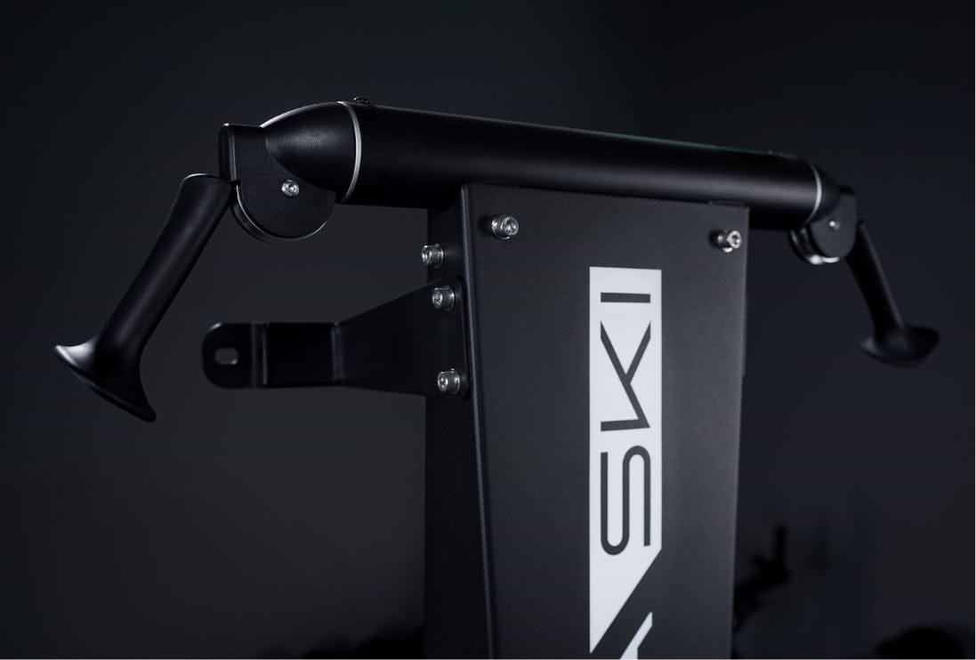 Arretierende Griffe auf Aluminiumrollen für ergonomische Armbewegung