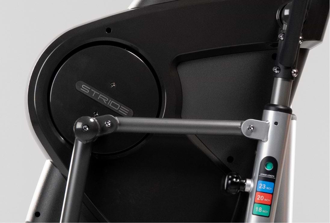 Stide: Kleine Stellfläche durch innovatives Schwungscheiben Design 