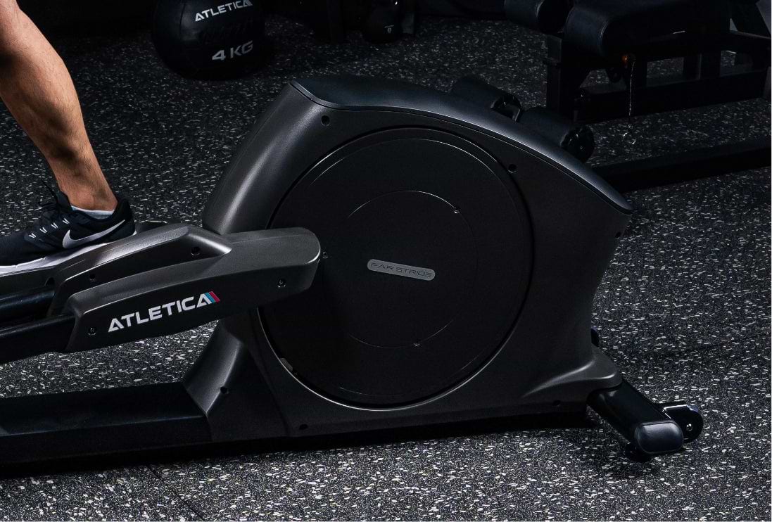 Crosstrainer Far Stride mit Generator für geräuscharmen Eigenantrieb 