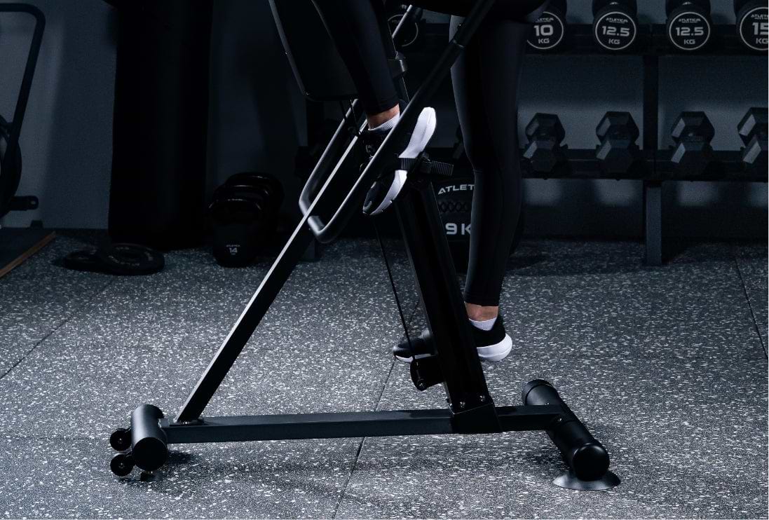 Rizen Ergometer und Stepper mir dualem Riemenantrieb