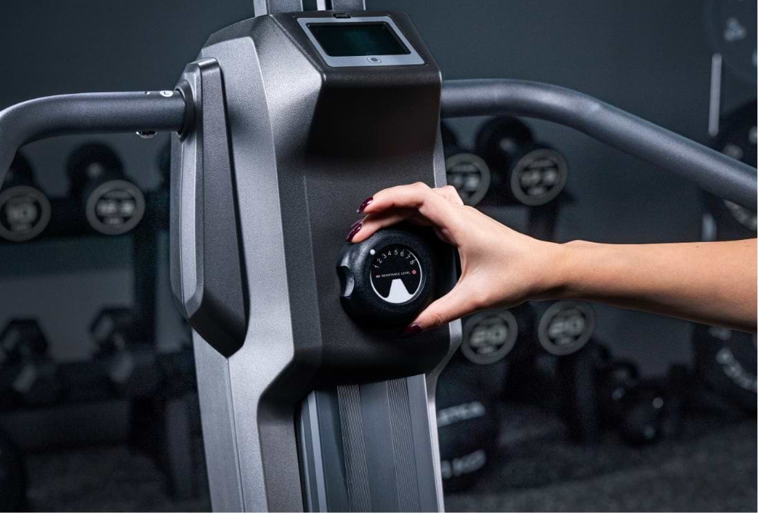 Kletterergometer Rizen von Atletica: aus Aluminium für einen langlebigen Einsatz