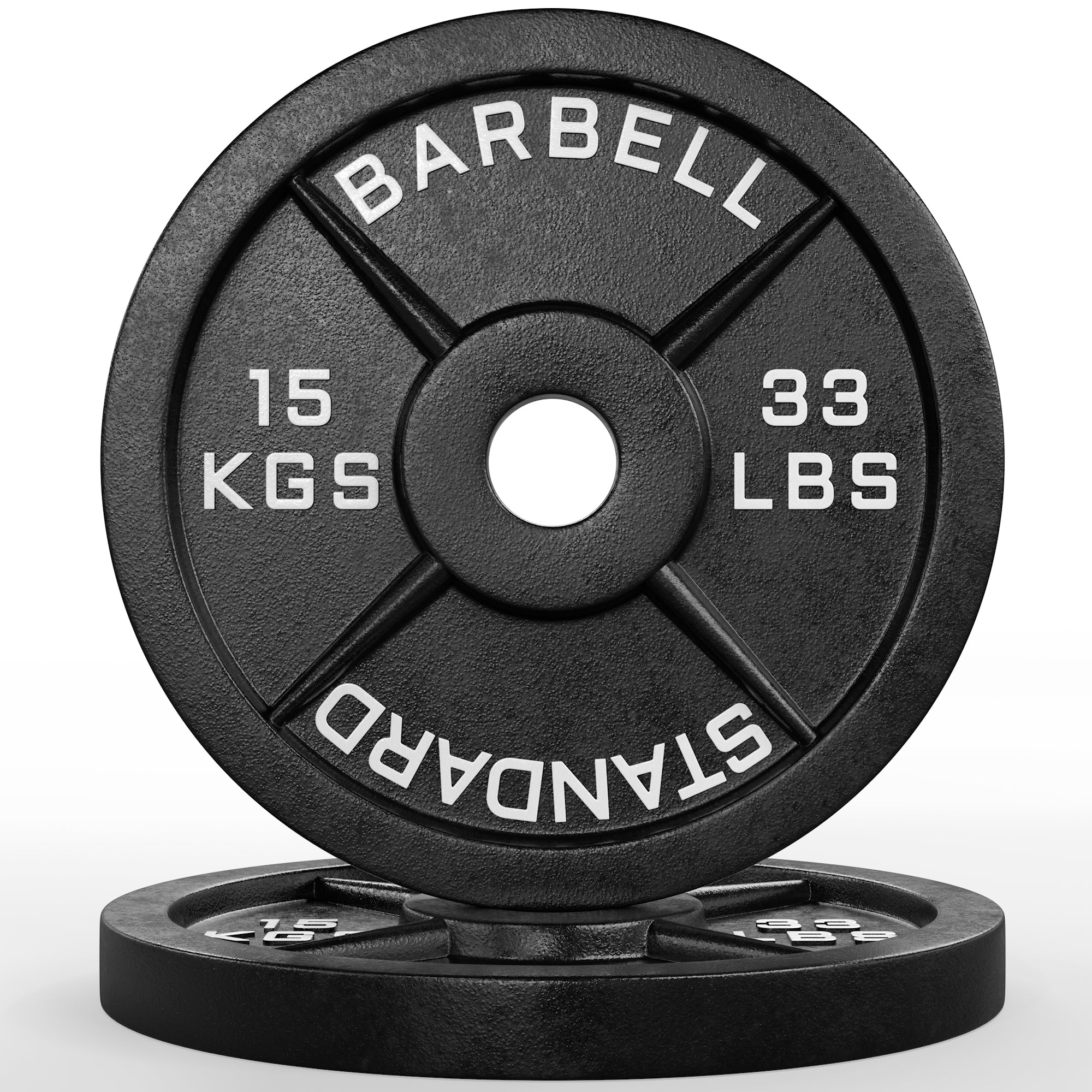 Classic Iron Plates 15 kg paarweise – gusseiserne Hantelscheiben von Atletica