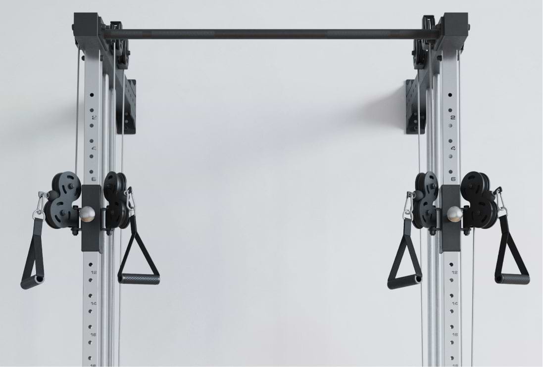 R8 Nitro Dual Pulley | Wall Mounted: zwei Kabelzugstationen