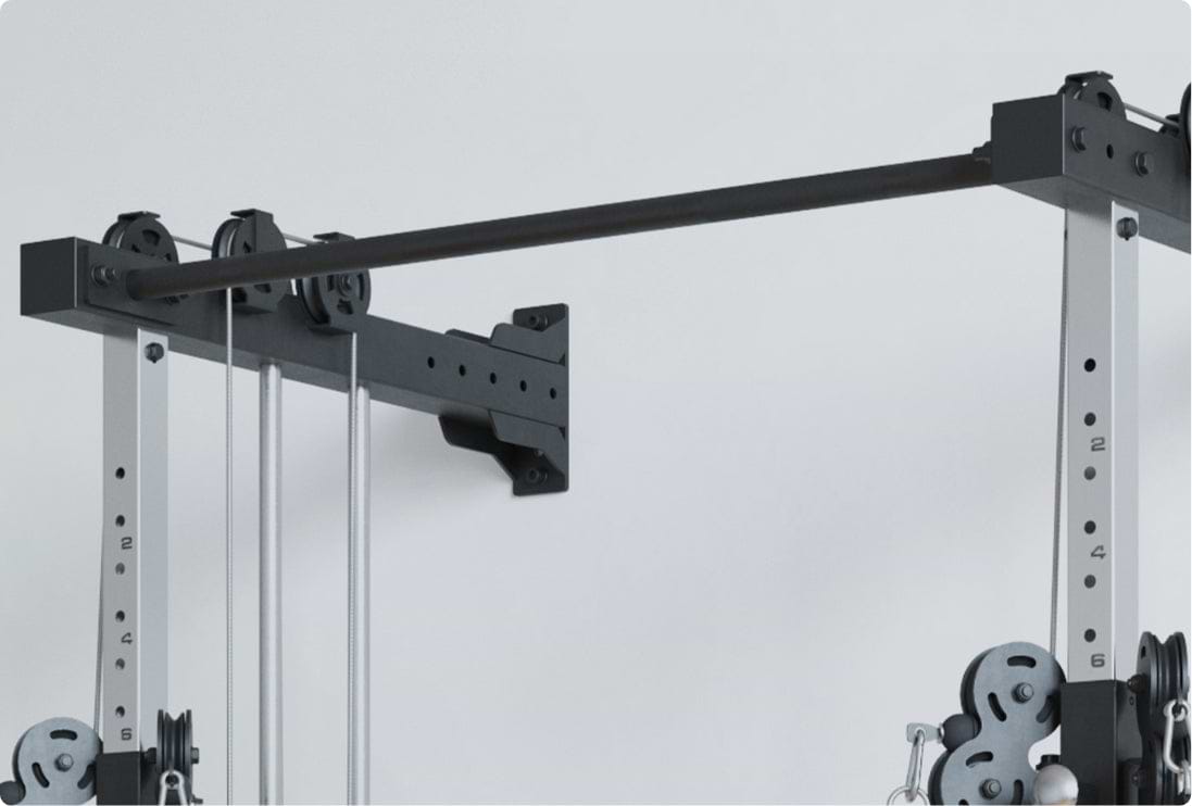 R8 Nitro Dual Wall Kabelzugstation mit integrierter Klimmzugstange