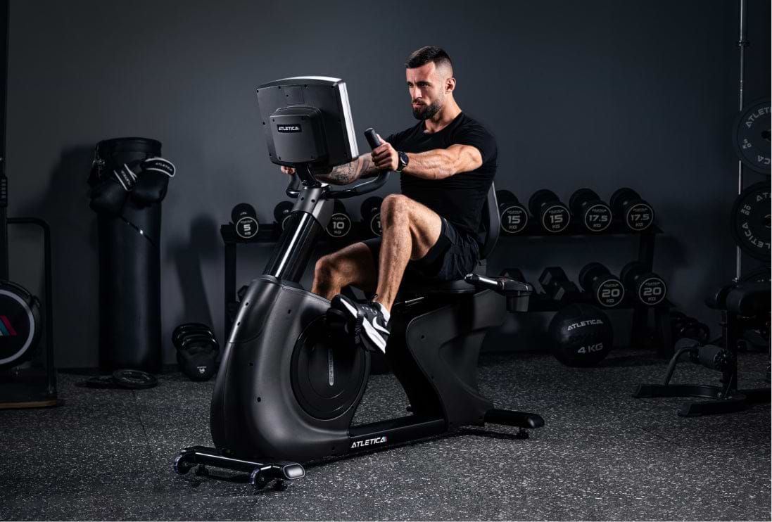 Recline Bike für Training im Halbliegen