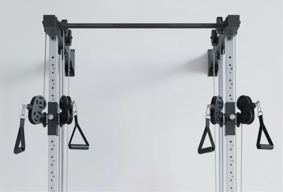 R8 Nitro Cable Rack | Wall Mounted: zwei Pulleys