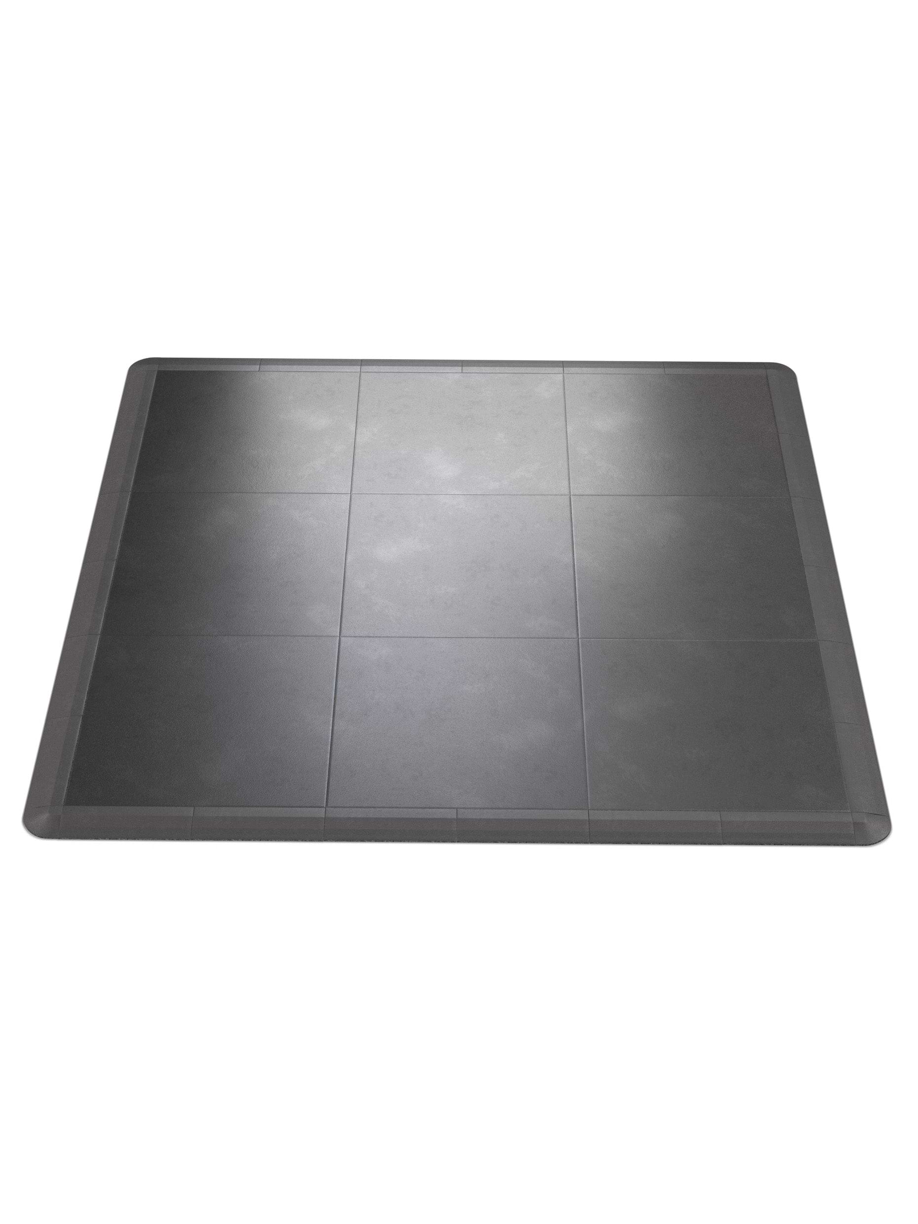 Bodenschutz | MaxProtect Bodenschutz 20 mm 100x100cm, hochwertiges Kautschuk | Steckverbindung | Feingranulat Oberfläche | Geruchsarm | TÜV