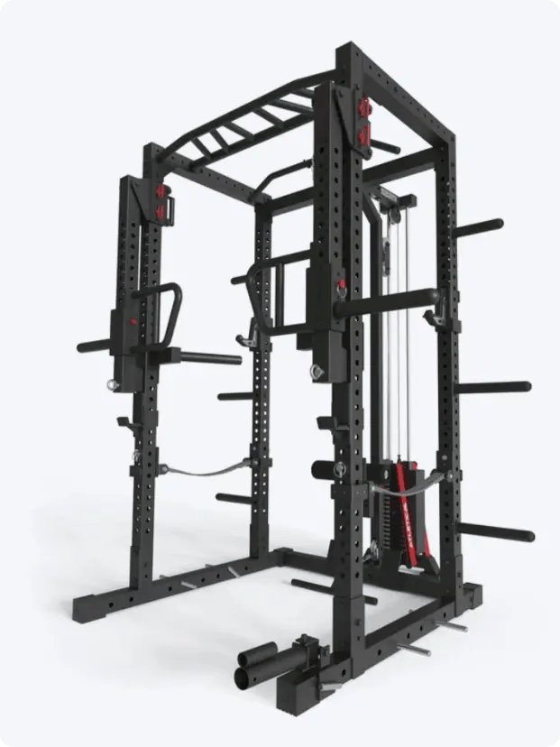ATLETICA R8 Alpha Power Rack| Cable Station with Lat Pulldown