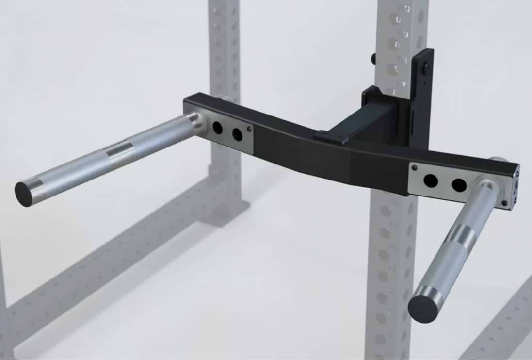 R8 Base 1 Power Rack mit Dip Bar Station erweiterbar
