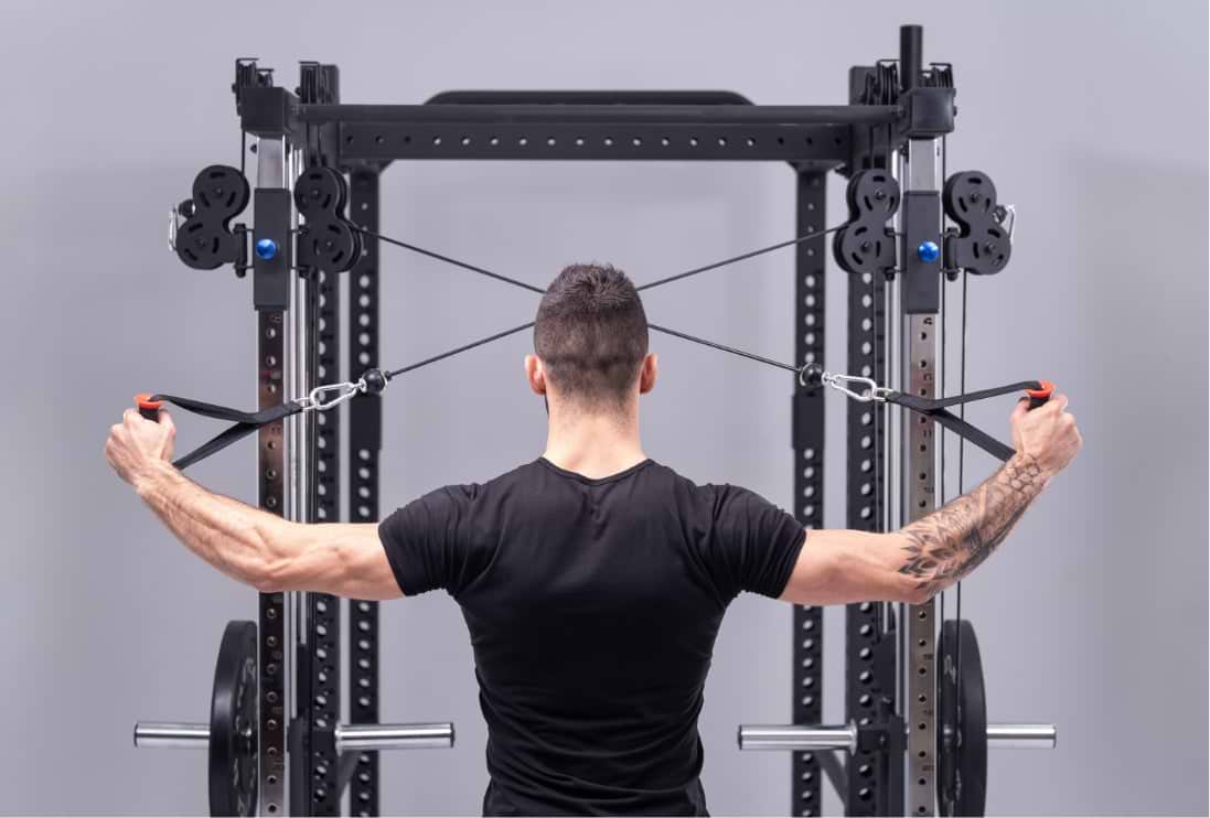 R8 Duality Power Rack: Training am Kabelzug
