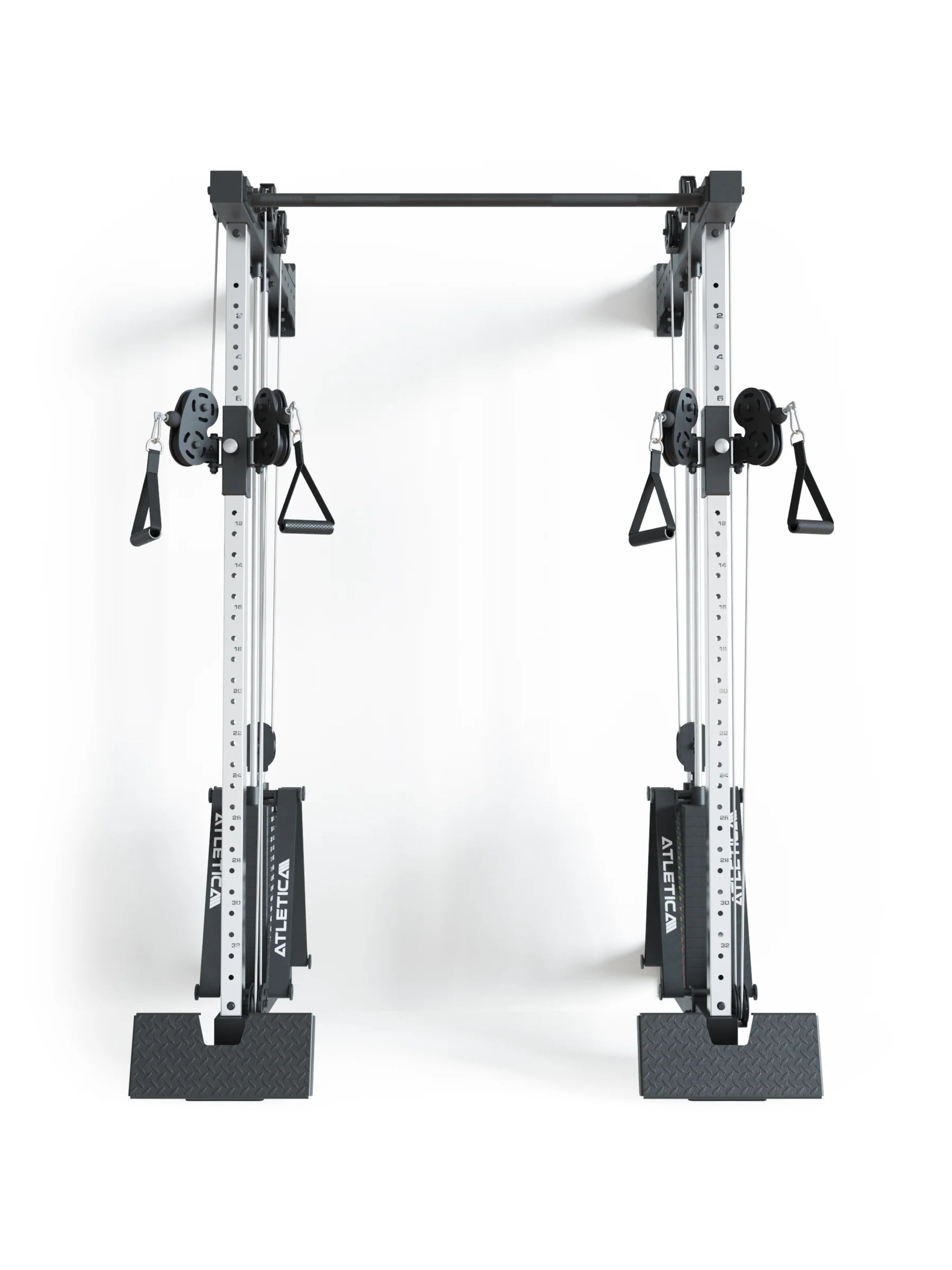 Cable Rack R8-Nitro Wall Mounted: Mit 2x90 kg Steckgewichten | Platzsparend & stabil durch Wandmontage 