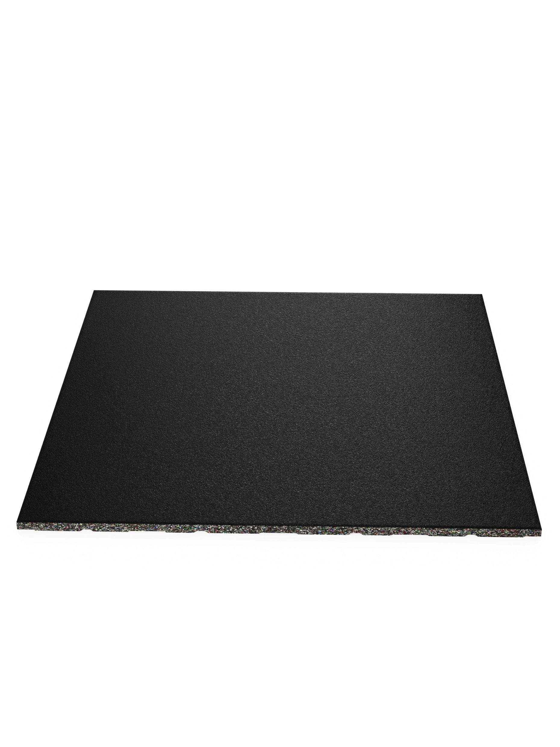 BlockProtect 100x100cm 20mm Bodenschutzmatte für HomeGym und Fitnessstudio | Dämpfend für Drops