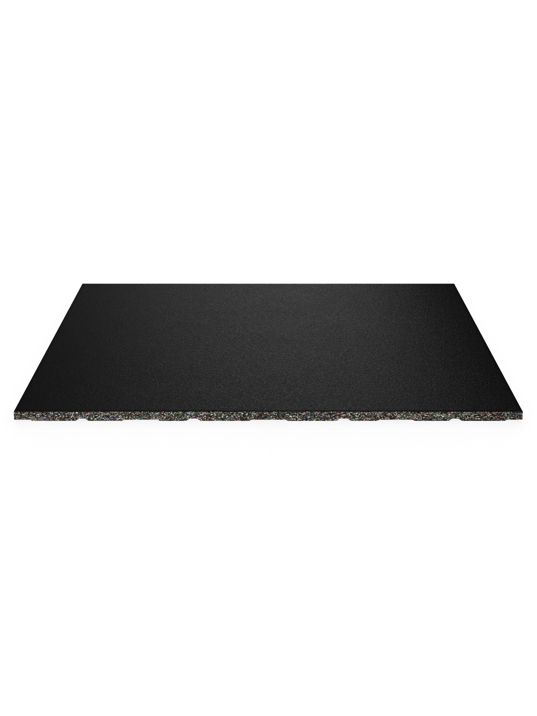 BlockProtect 100x100cm 20mm Bodenschutzmatte für HomeGym und Fitnessstudio | Dämpfend für Drops