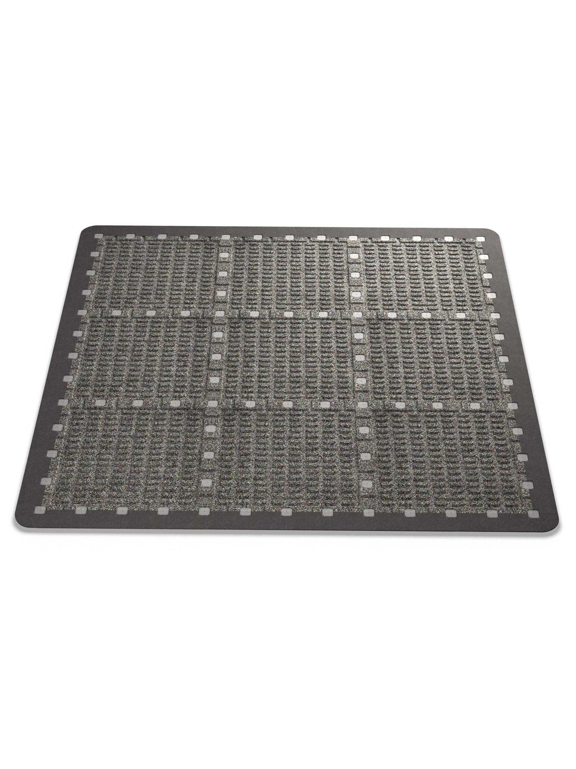 BlockProtect 100x100cm 20mm Bodenschutzmatte für HomeGym und Fitnessstudio | Dämpfend für Drops