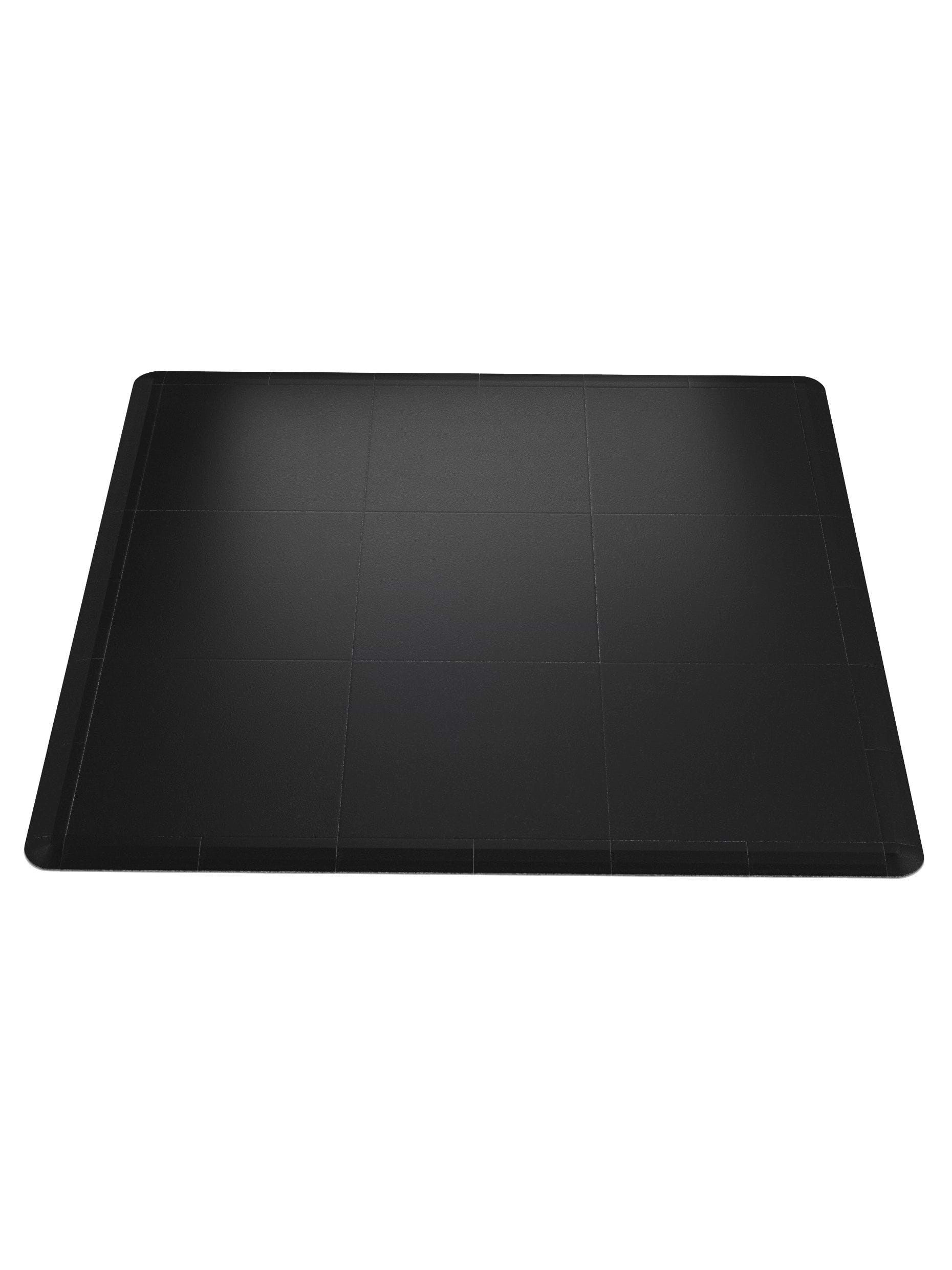BlockProtect 100x100cm 20mm Bodenschutzmatte für HomeGym und Fitnessstudio | Dämpfend für Drops