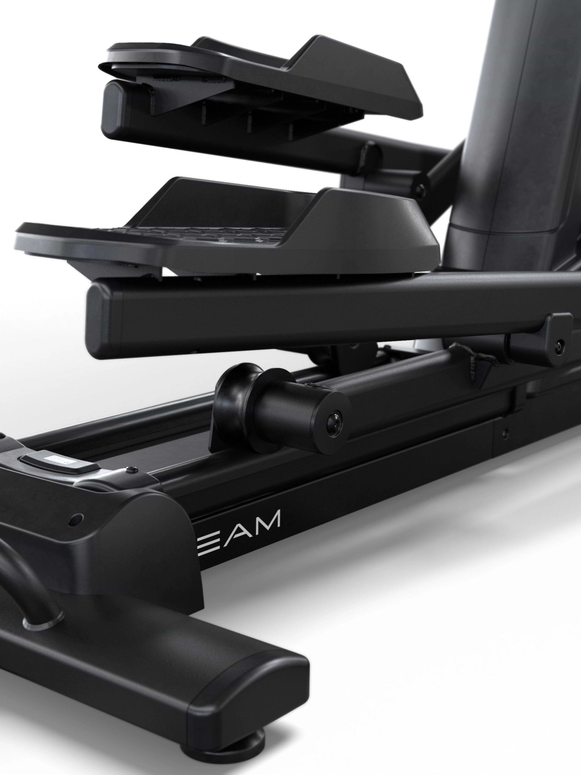 Crosstrainer Cardiogerät Beam: Neues Heimtrainer Modell 2025 | Fitnessstudio Look & Feel | Ellipsentrainer in premium Qualität und Konnektivität | 15'' Zoll LED Matrix Cockpit | Polar Chipset