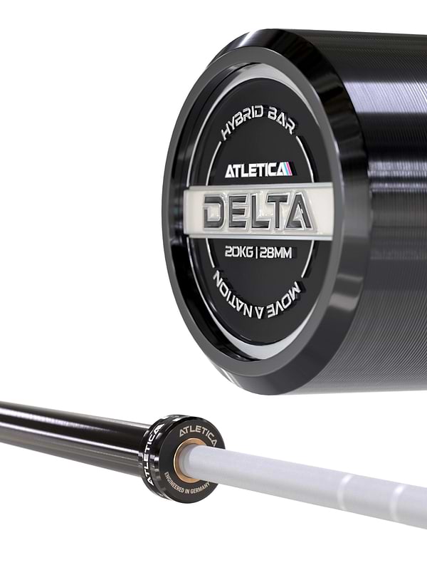 Delta Hantelstange in Bullet Grey von Atletica