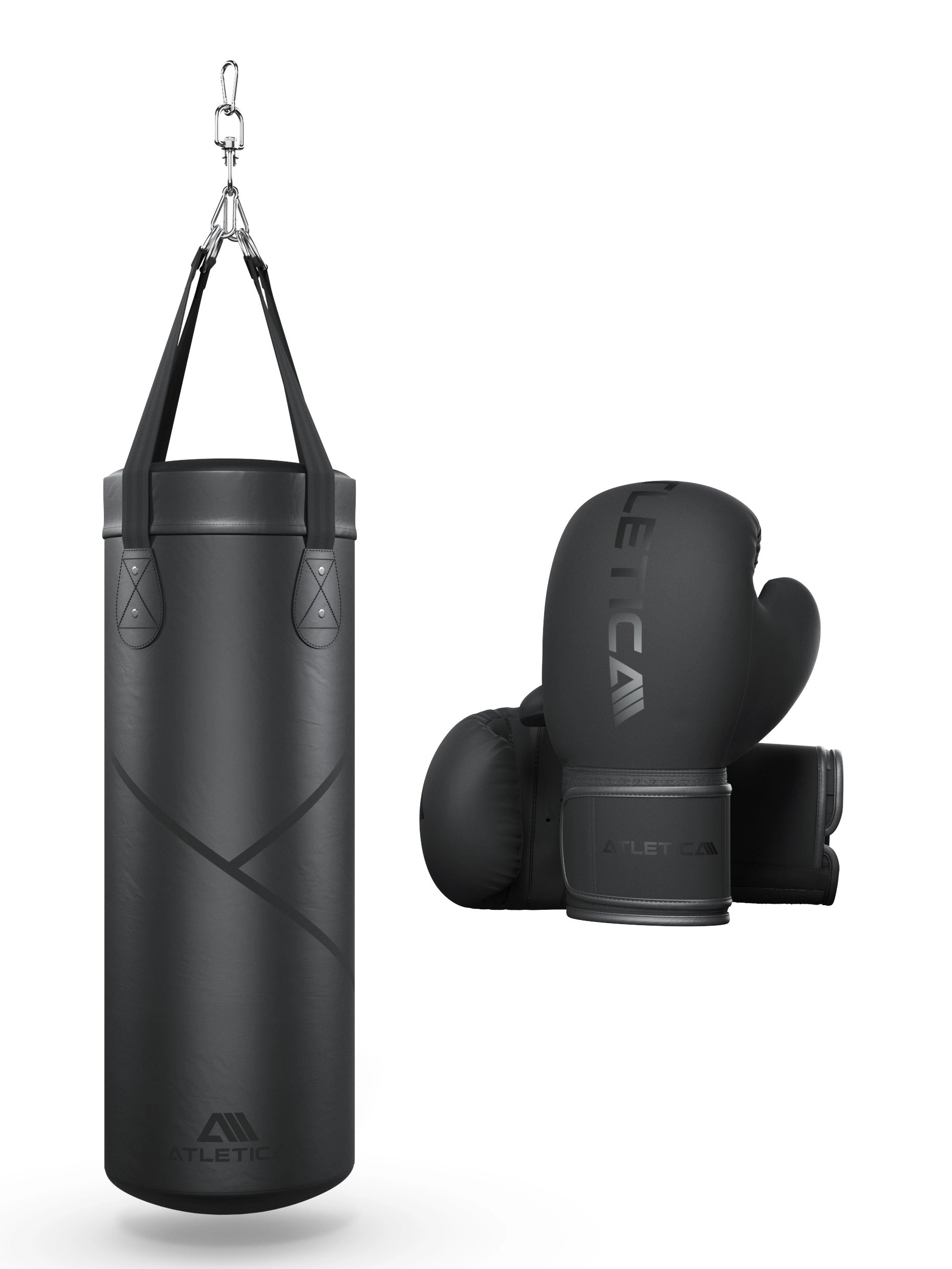 Boxhandschuhe und Boxsack von Atletica