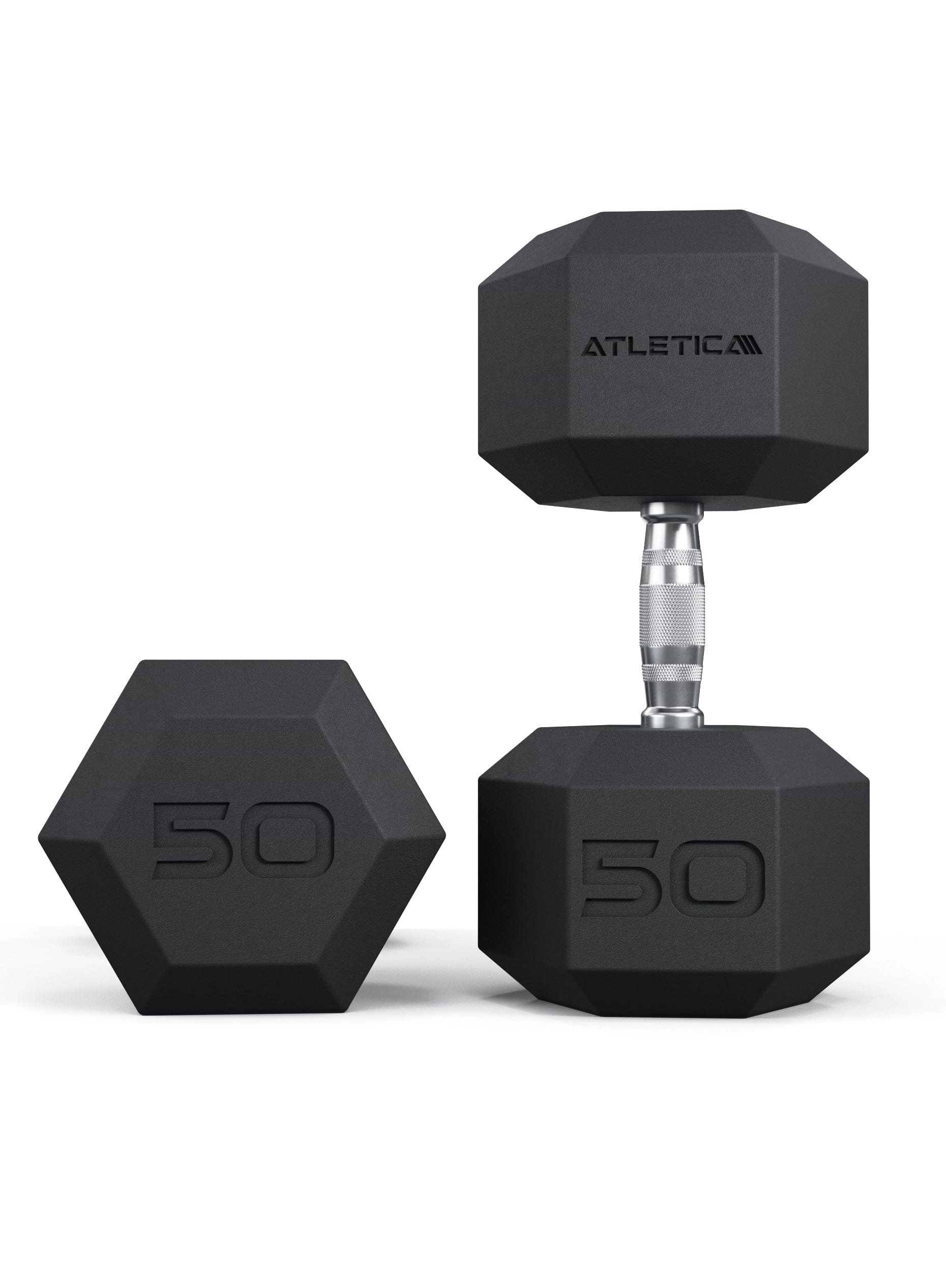 Hexagon Kurzhanteln von Atletica, 50kg als Paar